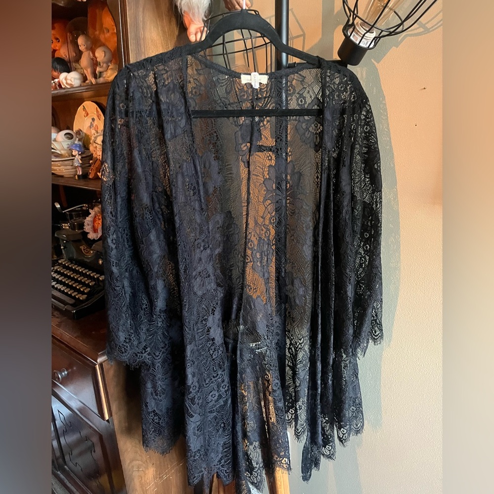 Black Lace Coverup